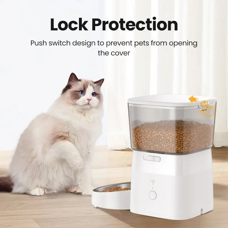 ROJECO 2L Automatic Cat Feeder - App Version